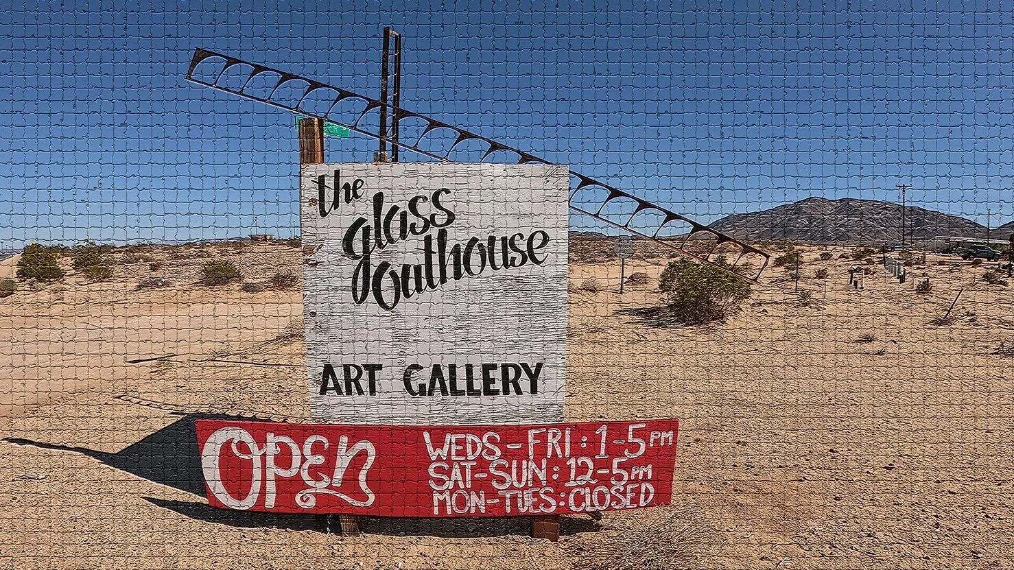 The Glass Outhouse - Twentynine Palms - California — Abandoned
